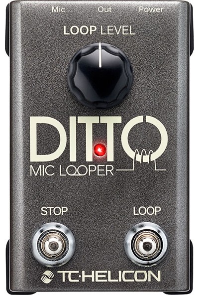 TC Helicon Ditto Mic Looper Loop Pedalı