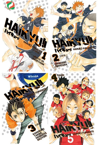 Haikyu 1-2-3-4. Ciltler Manga Seti - Haruiçi Furudate