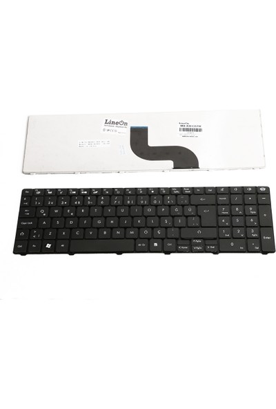 LineOn Packard Bell Easynote TM97 Laptop Klavye Siyah Türkçe