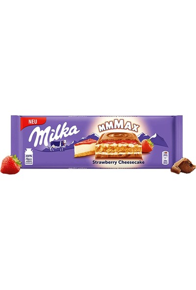 Milka Mmmax Strawberry Cheesecake Çilekli 300 gr
