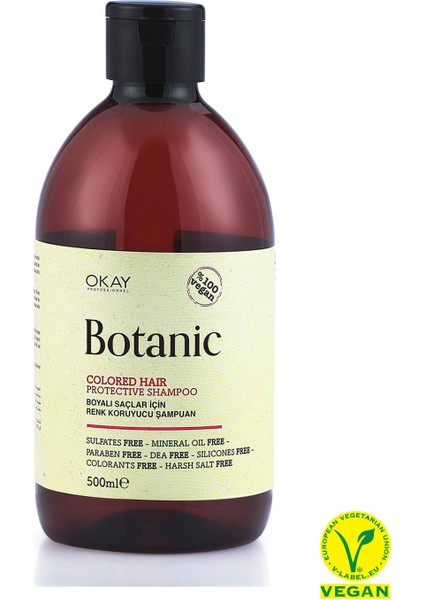 Botanic Boyalı Saçlar Için Renk Koruyucu Şampuan 500 ml