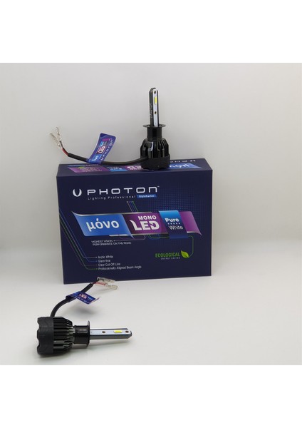 H1 LED Xenon Oto Ampulü Photon Mono 2 Çnr Otomotiv Yedek Parça Aksesuar