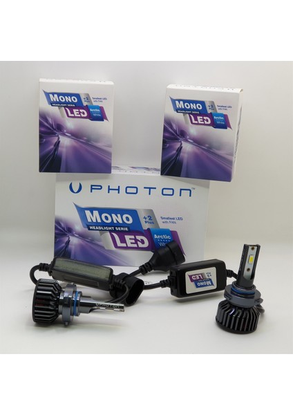 Hb4 9006 LED Xenon Oto Ampulü Photon Mono 2plus Çnr Otomotiv Yedek Parça Aksesuar