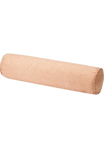 F Fityle Katı Renk Pamuk Keten Silindirik Lomber Destek Yastık Pembe (Yurt Dışından) fiyatları