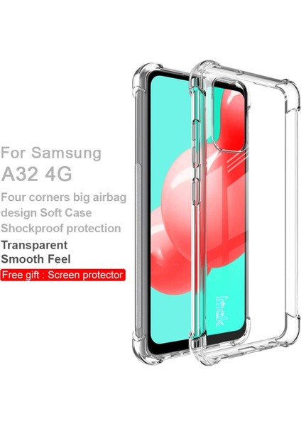Imak Samsung Galaxy A32 Için Esnek Tpu Telefon Kılıfı (Yurt Dışından)