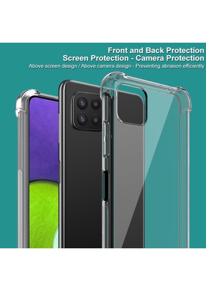 Imak Samsung Galaxy A22 Için Yumuşak Tpu Telefon Kılıfı (Yurt Dışından)