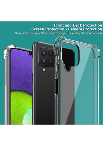 Imak Samsung Galaxy A22 Için Ultra Ince Yumuşak Tpu Telefon Kılıfı (Yurt Dışından) modelleri