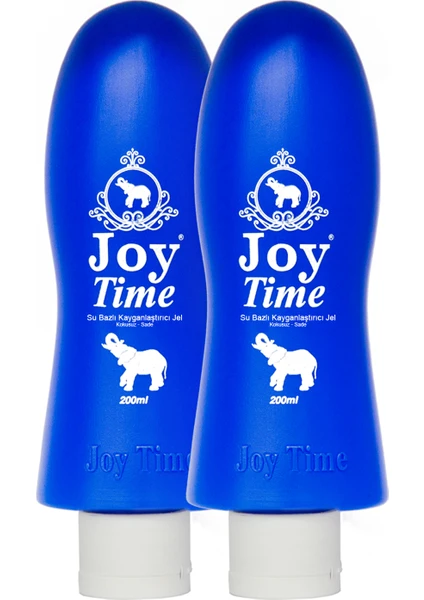 Joy Time Su Bazlı Kayganlaştırıcı Jel Kokusuz 200 ml 2 Adet Toplam 400 ml Ürün