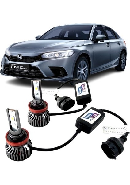 Honda Cıvıc Fe1 LED Xenon Kısa Far Ampulü Mono H11