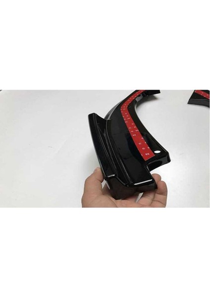 Honda Cıvıc Fc5 2016-2020 Arka Çıkıntılı Flap Pıano Black