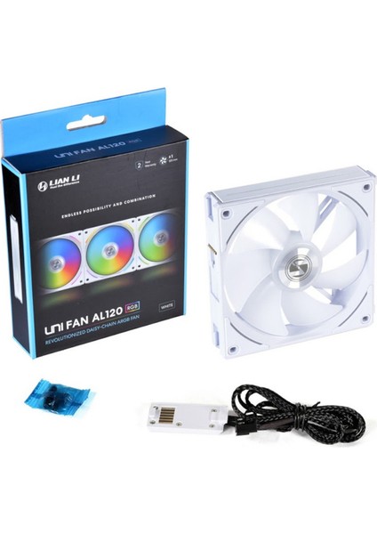 Lian Li Uni Fan AL120 White 1X120 mm Rgb Kasa Fani