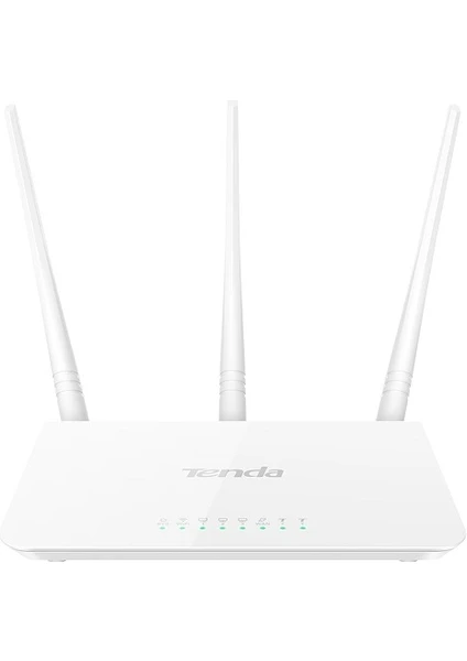 F3 4 Port Wifi-N 300MBPS Router/a.poınt 3 Anten