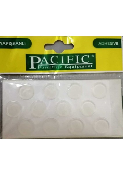 PACIFIC Okyanus Yapışkanlı Silikon Ses Stoperi, 18mm 5'li paket