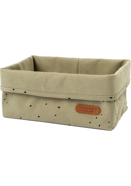 Organizer Sepet Bebek Cosmos Haki Pamuk 25X16 cm fiyatları