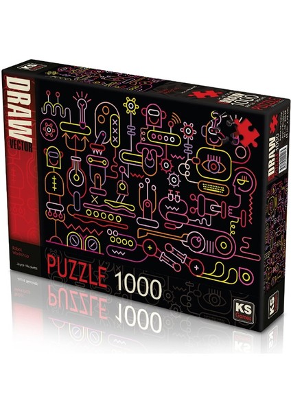 20518 Ks Robot Workshop 1000 Parça Puzzle