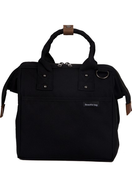 Termal Yemek Çantası Siyah Fermuarlı fiyatları