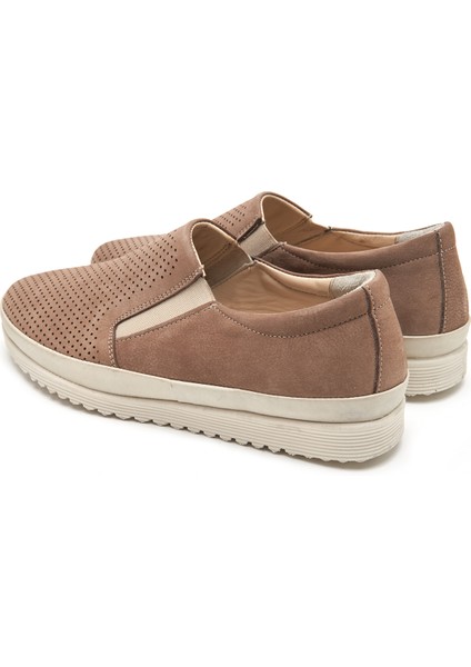 Bej Kadın Loafer Günlük Ayakkabı modelleri
