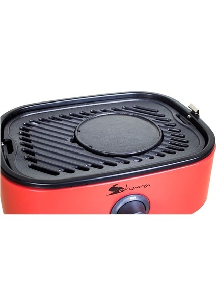 Portatif Sahara Kırmızı Mini Barbekü fiyatları