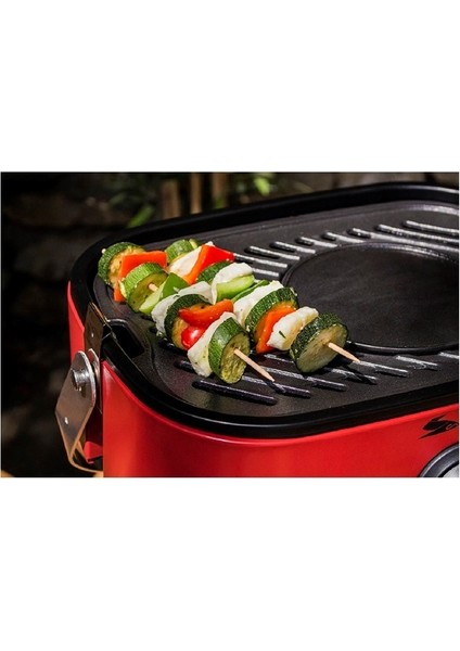 Portatif Sahara Kırmızı Mini Barbekü modelleri