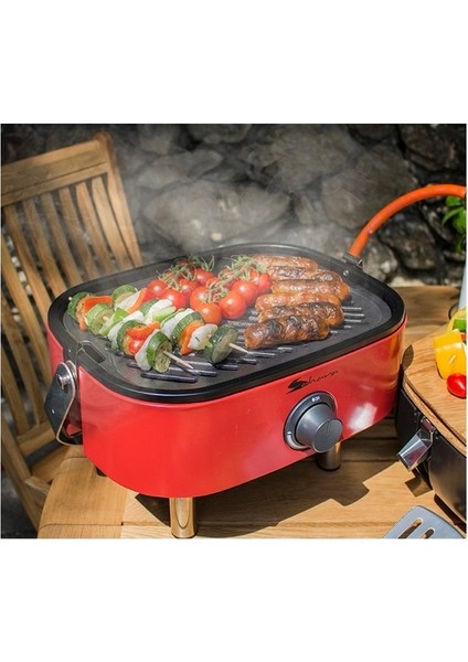 Portatif Sahara Kırmızı Mini Barbekü fırsatları