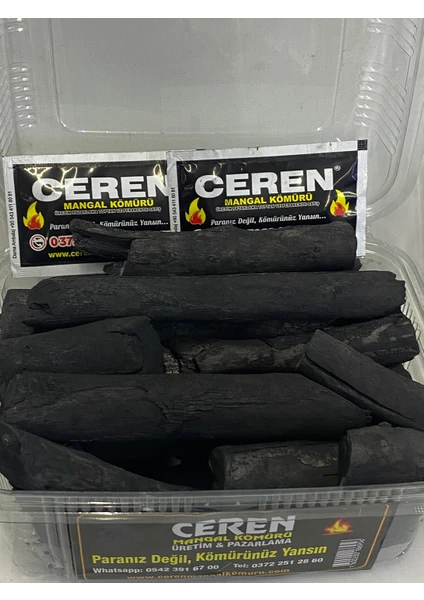 Ceren Mangal Doğal Nargile Kömürü Ithal Küba 1 kg