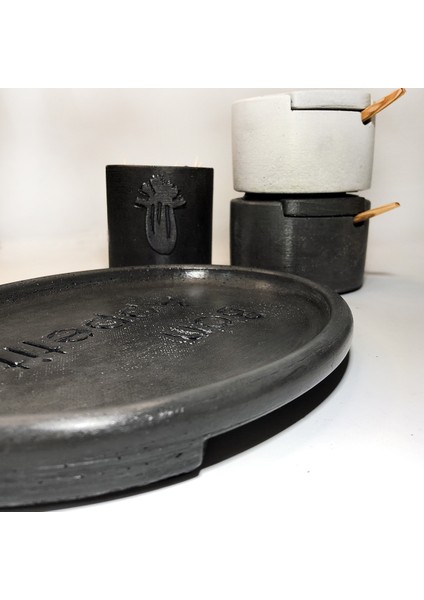 Beton Celery Tuzluk Biberlik Set