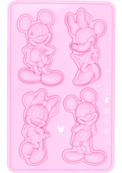 Miki & Mini Mouse Karakter Çikolata Kalıbı