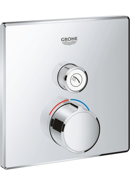 Smartcontrol Tek Valfli Akış Kontrollü Ankastre Duş Bataryası