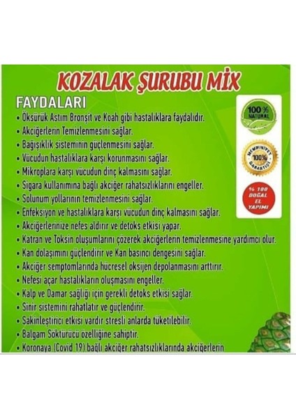 Kozalak Şurubu 1 kg