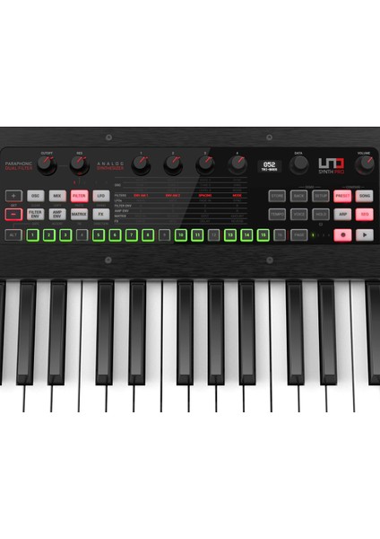 Ik Multimedia Uno Synth Pro | 37-Fatar Synth-Action Tuş Analog Synthesizer