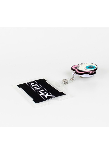 Göz Tasarım Ahşap Yoyo Yaka Kartı Aksesuarı Şeffaf Kart Koruyucu Hediyeli modelleri