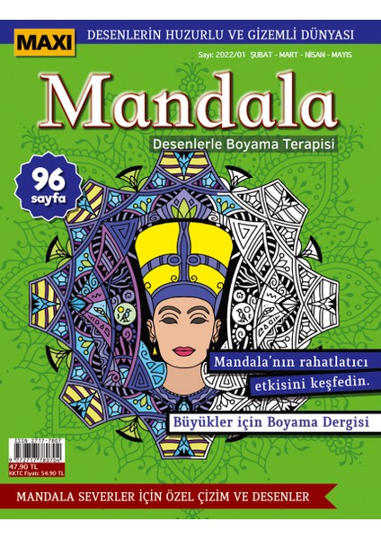 Mandala Desenlerle Boyama Terapisi 2022/01