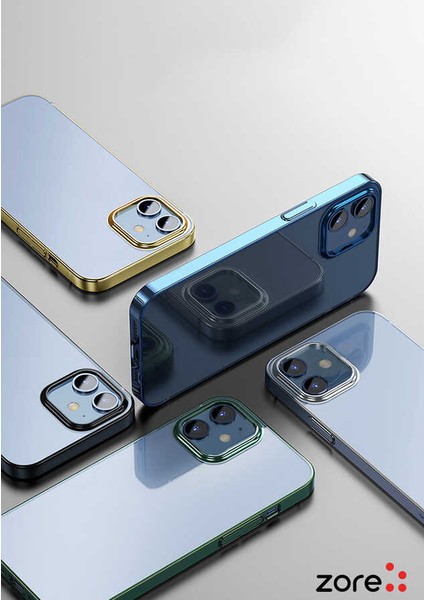 Iphone 11 (6,1) Kılıf Darbe Emici Sert Plastik Mükemmel Kalıp Pixel Kapak
