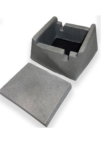 RocArt Home Beton Metrik Kül Tablası (Gri)