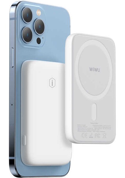 Iphone 13 Magsafe SC5000A Wiwu 5000 Mah Wireless Powerbank Taşınabilir Şarj Cihazı