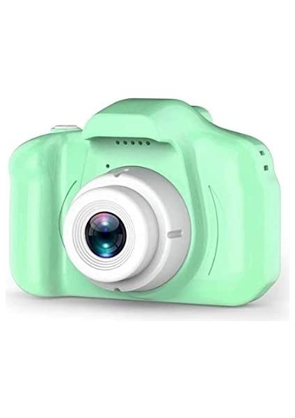 Mini 1080P Hd Kamera Çocuklar Için Fotoğraf Makinesi Yeşil