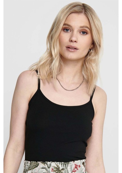 Kadın Ince Askılı Basic Body Atlet - 15196448