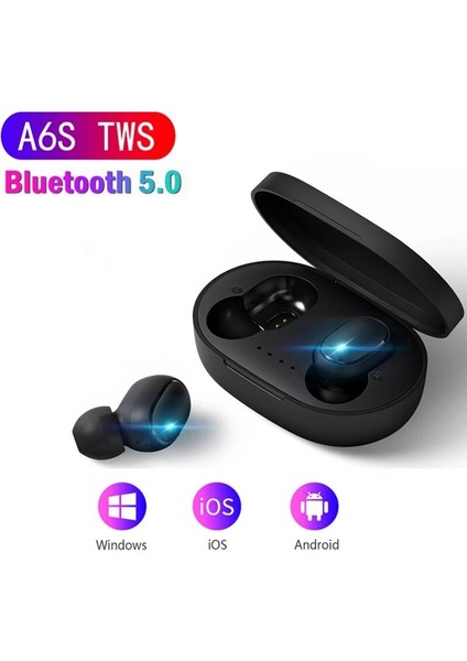 A6S Tws Bassearbuds Kablosuz Bluetooth Kulaklık (Yurt Dışından) fırsatları