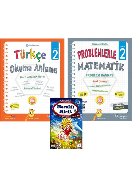 2. Sınıf Türkçe Okuma Anlama + Problemlerle Matematik