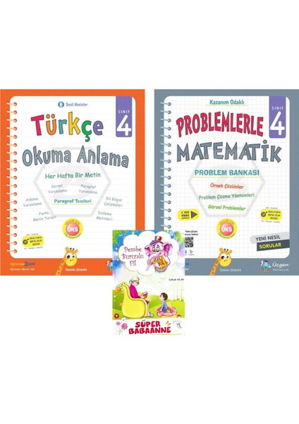 4. Sınıf Türkçe Okuma Anlama + Problemlerle Matematik