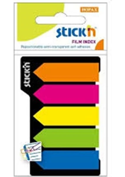 Stıckn 45X12 Neon 5 Renk Ok Film Ayraç 25YP