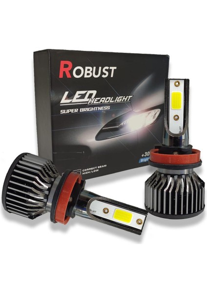 H11 LED Xenon Far Ampulü Yeni Nesil Mini 8000 Lumen 36 Watt