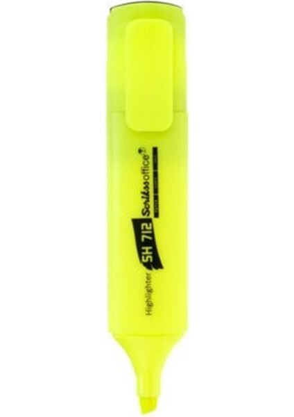 SH712 Fosforlu Kalem Sarı 12'li Paket