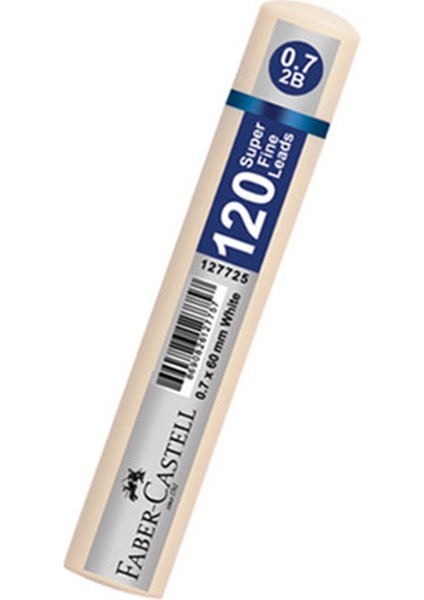 Faber Castell Grip Min 0.7 mm Beyaz Tüp 120'LI Kalem Ucu