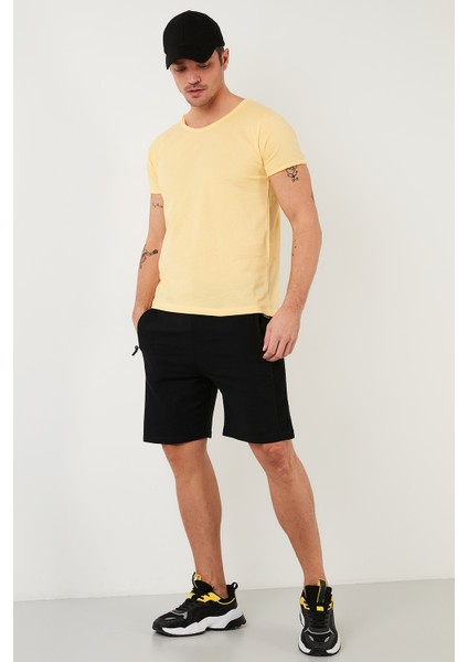 % 100 Pamuklu Bisiklet Yaka Basic T Shirt Erkek T Shirt 5412008 indirimleri