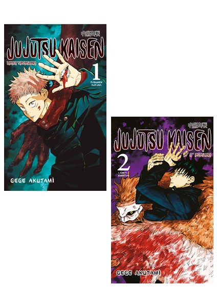 Jujutsu Kaisen 1-2. Ciltler Manga Seti - Gege Akutami