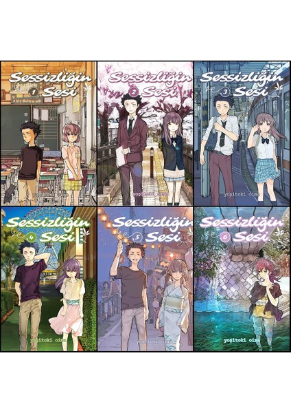 Sessizliğin Sesi 1-2-3-4-5-6. Ciltler Manga Seti - Yoshitoki Ōima