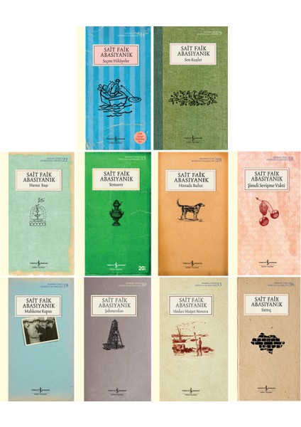 Şimdi Sevişme Vakti - Mahkeme Kapısı - Şahmerdan - Medarı Maişet Motoru -Sarnıç - Sait Faik Abasıyanık - 10 Kitap Set