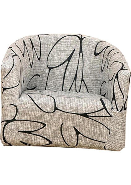 LR FUN Kaldırıcı Soft Velvet Tub Başkanı Taşınabilir Mobil Korumacı Washable Kara Marbling (Yurt Dışından)