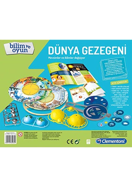 Marka: Clementoni 64962 Bilim ve Oyun Dünya Gezegeni, Bilimsel Oyuncak 8 Yaş Kategori: Kutu Oyunlar